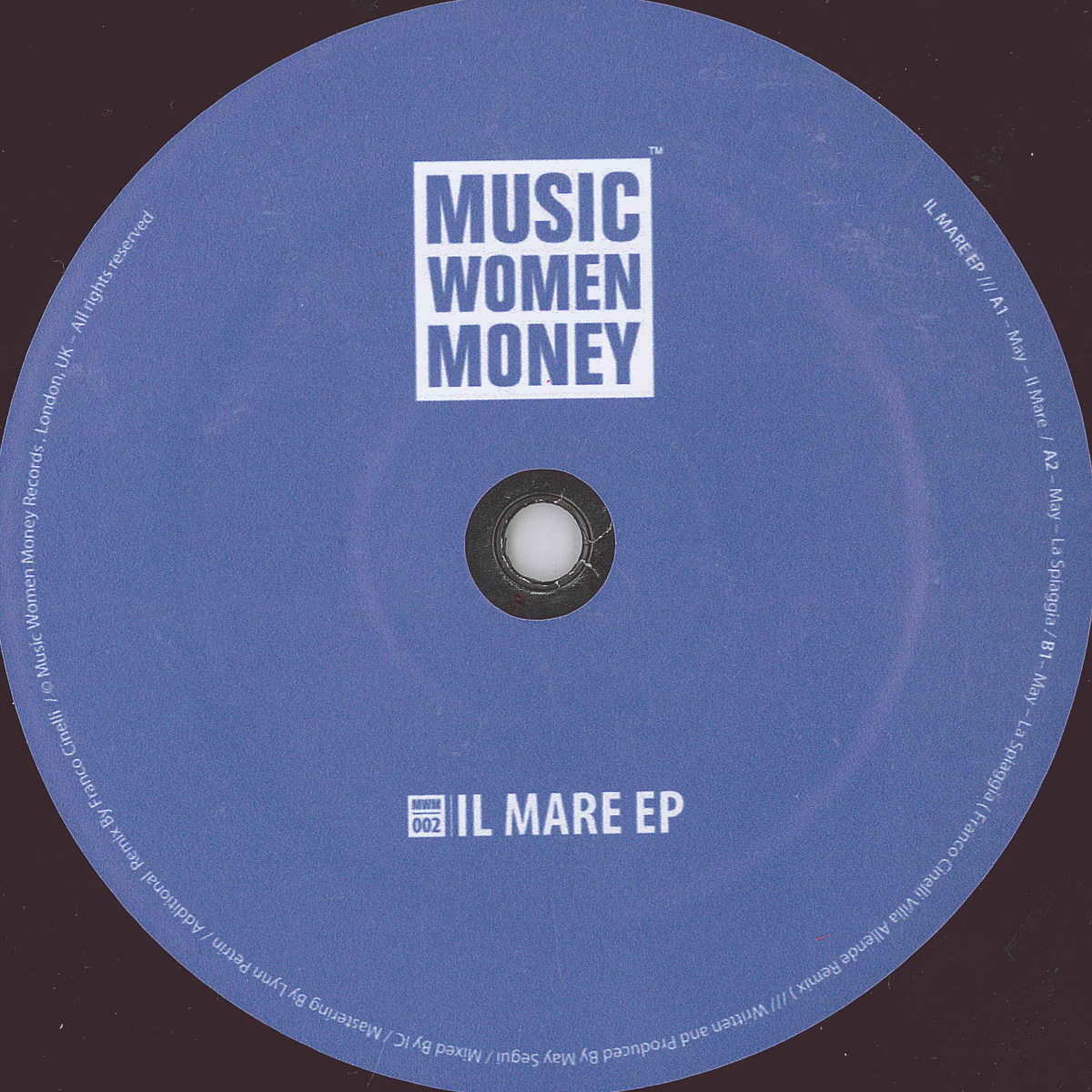 MAY – IL MARE (EP) Released on Music Women Money